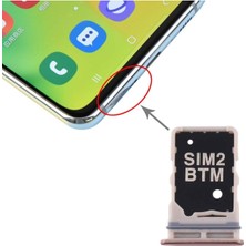 İndirim Plus Samsung Galaxy Uyumlu A80 Sm A805F Sim Kart Yuvası Sim Kart Çekmecesi Gold Renk