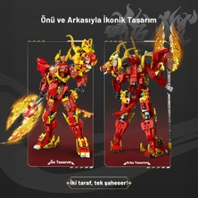 Fire Eyed Çin Ejderi Figür Yapı Bloğu Seti 497 Parça