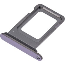 İndirim Plus iPhone 14 Pro Max Sim Çekmecesi Çift Simli Modeller Için Sim Kart Yuvası (Mor Renk)