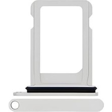 İndirim Plus iPhone 12 Mini Sim Çekmecesi Tek Simli Modeller Için Sim Kart Yuvası (Beyaz Renk)