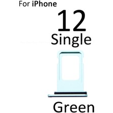 İndirim Plus iPhone 12 Sim Çekmecesi Tek Simli Modeller Için Sim Kart Yuvası (Açık Yeşil Renk)