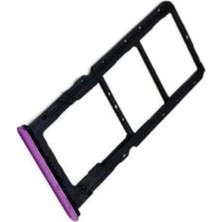 İndirim Plus Oppo Uyumlu F9 Pro Sim Kart Yuvası Sim Kart Çekmecesi Mor