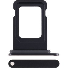 İndirim Plus iPhone 15 Pro Max Sim Çekmecesi Çift Sim Için Sim Kart Yuvası (Titanyum Siyah Renk)