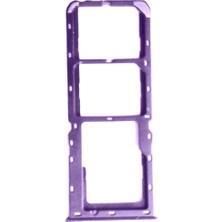 İndirim Plus Realme 5i Sim Kart Yuvası Sim Kart Çekmecesi Mor