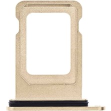 İndirim Plus iPhone 14 Pro Sim Çekmecesi Çift Simli Modeller Için Sim Kart Yuvası (Gold Renk)