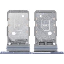 İndirim Plus Samsung Galaxy Uyumlu S21 Ultra Sim Kart Yuvası Sim Kart Çekmecesi Mavi Renk