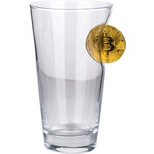 Bitcoin Madeni Para Hediyelik Özel Bira Bardağı 455CC
