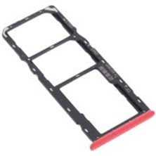 İndirim Plus Oppo Uyumlu F9 Sim Kart Yuvası Sim Kart Çekmecesi Kırmızı Renk Ilanı