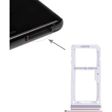 İndirim Plus Samsung Galaxy Uyumlu S8 G950FD Sim Kart Yuvası Sim Kart Çekmecesi Pembe Renk