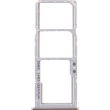 İndirim Plus Oppo Uyumlu F19 Uyumlu Sim Kart Yuvası Sim Kart Çekmecesi Gümüş Renk Ilanı