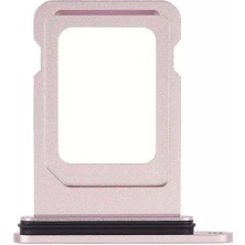 İndirim Plus iPhone 15 Sim Çekmecesi Tek Simli Modeller Için Sim Kart Yuvası (Pembe Renk)