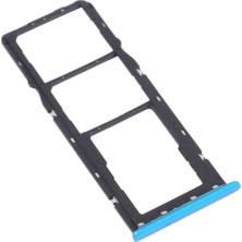 İndirim Plus Oppo Uyumlu A12 Sim Kart Yuvası Sim Kart Çekmecesi Mavi Renk Ilanı