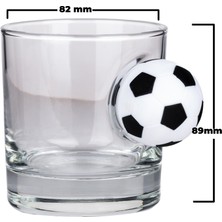 Futbol Toplu Özel Viski Bardağı 300CC