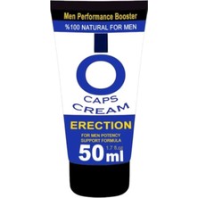 O Caps Cream Natural Booster Erkeklere Özel Hareketlendirici Sertlik Kremi 50  ml