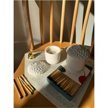 Beyaz Palamut Dekoratif Kutu, Şık ve Zarif Ev Aksesuarı, Güzel Hediye Seçeneği