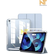 Ipad Air 4 / 5 / 6 11 Inç ve 10.9 Inç 2020 / 2022 / 2024 / 2025 Uyumlu Kızaklı Ayrılabilen Airbagli Uyku Modlu Kalem Bölmeli Kılıf