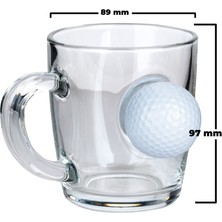 Gerçek Golf Toplu Özel Tasarım Çay Kahve Kupası 340CC Kupa