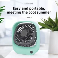 Masaüstü Ev/ofis Kullanımı Için Uygun Taşınabilr Şarj Edilebilir Vantilatör Serinletici Soğutucu Fan
