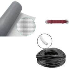 Netpen 3'lü Sineklik Seti 1000X100 cm Tül, 28 Mt. Siyah Conta, Fitil Çekme Aparatı