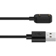 Huawei Band 6/6 Pro/7 Uyumlu Şarj Kablosu Siyah Renk USB Şarj Aleti Kablosu Şarj Cihazı Kablosu