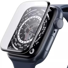 Apple Watch 8 7 41MM Uyumlu Watch Ekran Koruyucu Darbelere Dayanıklı Tam Kaplayan Esnek Nano Cam