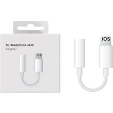 Apple Iphone 14 13 12 11 x 7 8 Plus Uyumlu Kulaklık Çevirici Lightning Aux Dönüştürücü