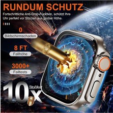 Apple Watch 10. Series 46MM Kılıf Ekran ve Kasa Koruma Change Dönüştücü Watch Ultra Görünümlü Kasa
