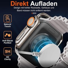 Apple Watch 10. Series 46MM Kılıf Ekran ve Kasa Koruma Change Dönüştücü Watch Ultra Görünümlü Kasa