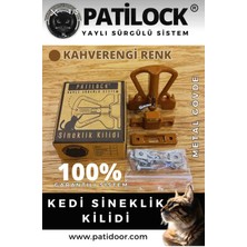 Patilock Sineklik Kilidi (Kahverengi)
