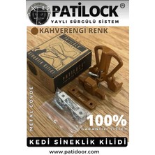 Patilock Sineklik Kilidi (Kahverengi)