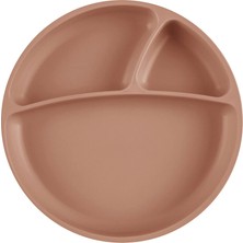 Porsiyon Vakumlu Mama Tabağı Woody Brown