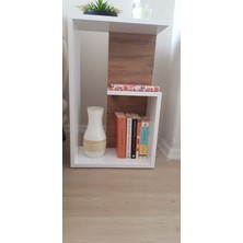 Yan Sehpa, Çok Amaçlı Sehpa,dekor ,sehpası,komodin, Ofis Sehpası,