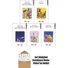 Roald Dahl 5 Kitap Set + Okuma Sticker'ları