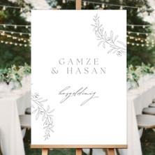 Yasemın Düğün Salonu Karşılama Panosu