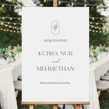 Nergis Düşü Düğün Salonu Karşılama Panosu