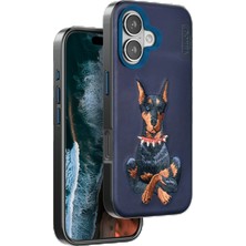 Venco iPhone 16 Perma Desenli Kapak - Lacivert