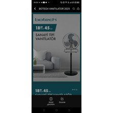 Botech 18" Sanayi Tipi Vantilatör