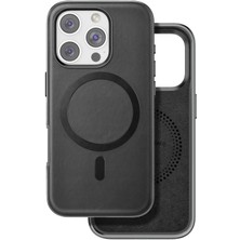Venco iPhone 16 Pro Max Puskas Magsafe Kapak - Siyah