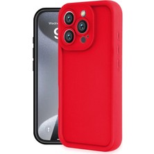 Newface iPhone 16 Pro Kılıf Viera Silikon - Kırmızı