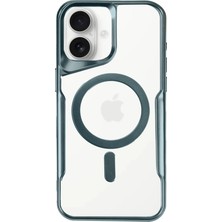 Newface iPhone 16 Kılıf Boyi Magsafe Silikon Kapak - Turkuaz