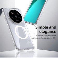 Xiaomi Mi 13 Ultra Uyumlu Köşe Korumalı Darbe Emici Sert Sararmaz Şeffaf Magsafe Kılıf