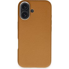 Joko iPhone 16 Wonder Deri Magsafe Kapak - Kahverengi