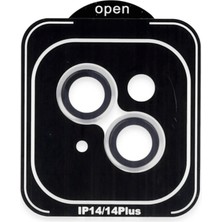 Joko iPhone 14 Pvd Metal Kamera Lens - Gümüş