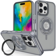 Joko iPhone 16 Pro Banza Magsafe Standlı Kapak - Titan Gri