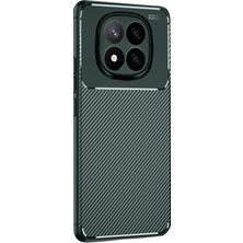 Newface Xiaomi Redmi Note 14 Pro Plus Kılıf Auto Focus Karbon Kapak - Koyu Yeşil