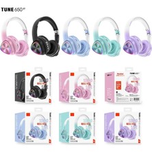 Karler Bass Tune 650 Bt Rgb Kablosuz Kafaüstü Kulaklık - Pembe