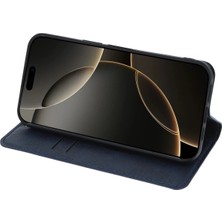 Newface iPhone 15 Pro Max Kılıf Trend S Plus Kapaklı Kılıf - Koyu Yeşil
