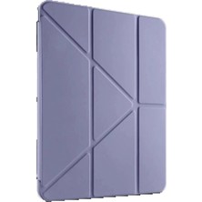 Newface Samsung Galaxy X910 Tab S9 Ultra 14.6 Kılıf Kalemlikli Mars Tablet Kılıfı - Lila