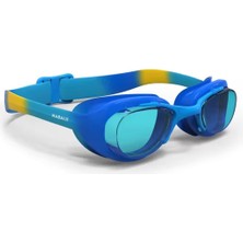 Knittingtr Renkli Çocuk Yüzücü Gözlüğü, Mavi Camlar, Konforlu ve Şık Tasarım