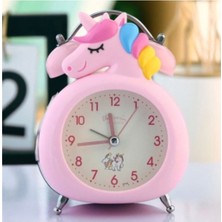Sevimli Unicorn Tasarımlı Masa Üstü Alarmlı Çalar Saat, Şık ve Kullanışlı Dekoratif Ürün